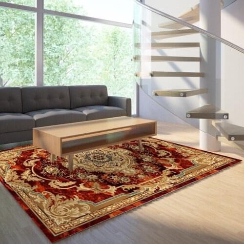 Reese Velvet Short Hair Classic European Style Anti Slip Carpets Area Rug Living Room Bedroom Easy Clean Floor Protection Decor