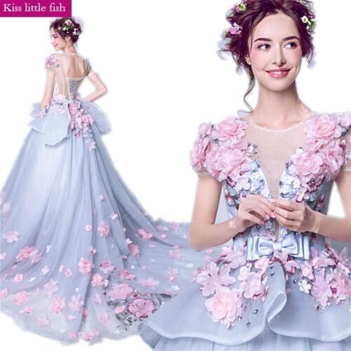 Free shipping 2019 new prom dress long graduation dresses imported party dress vestido de formatura longo em vestidos de baile