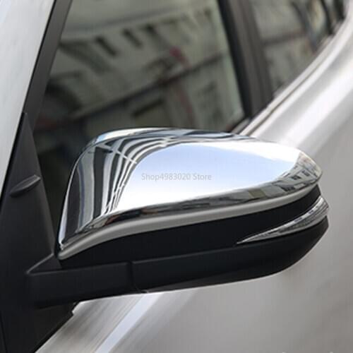 For TOYOTA NOAH/VOXY 2014 2015 2016 2017 ABS Chrome Rearview Mirror Garnish cover Car Styling Trim Decoration
