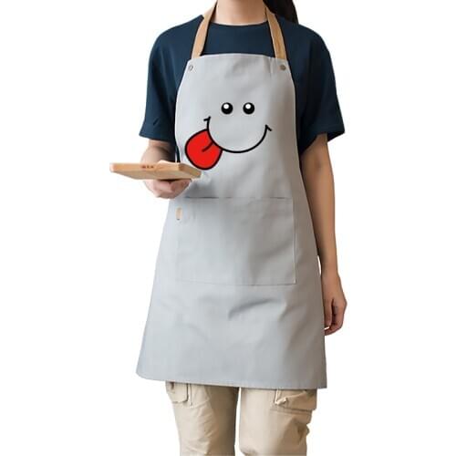 Nordic Canvas Apron Pinafore Printing Custom Logo Kitchen Restaurant Studio Waiter Men and Women Smock