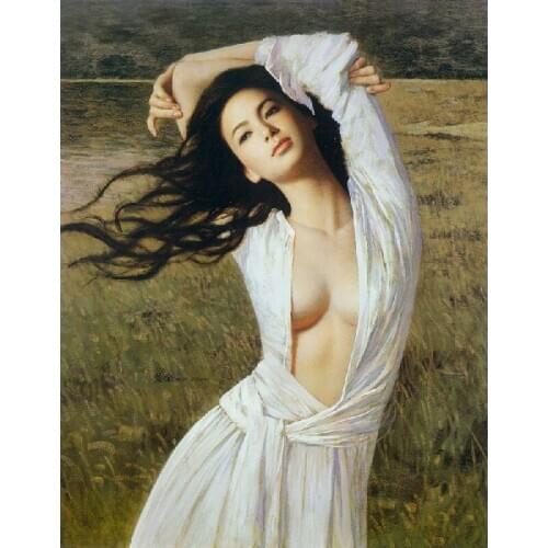 Canvas prints sex Beauty picture nude art oil painting painted on canvas Modern wall Decorative art