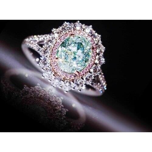 Rings for Women Moissanite Cubic Zirconia Ring Silver Plated Couple Wedding Rings Gift for Girlfriend Party Fashion Jewelle