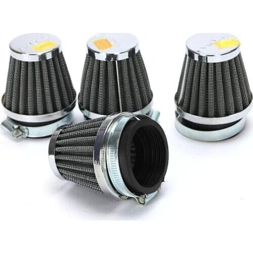 35mm 39mm 48mm 50mm 52mm 54mm Motorcycle Air Filter Motorbike Mushroom Head Cleaner Racing Clamp-on Universal Custom