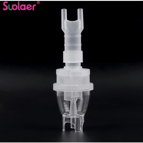 2PCS Mouthpiece Nose Plug Inhaler Parts Medicine Tank Cup Mouth Nose Pipe Compressor Nebulizer Accessary Atomized Spray Injector