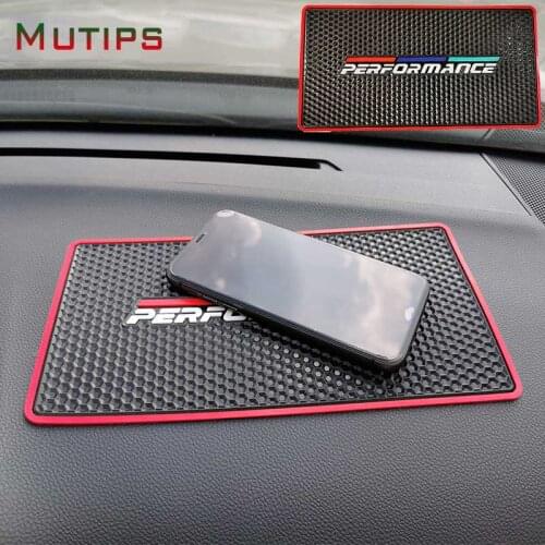 Mutips Car Non-Slip Mat Silicone Anti-Slip Storage Mat Interior For BMW e90 e60 e39 e46 f10 F30 VW Golf 7 passat b6 Peugeot 206