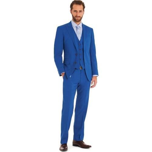 Latest Design Mens Suits Groom Tuxedos Groomsmen Wedding Party Dinner Best Man Suits Blazer (Jacket+Pants+Vest+Tie) NO:856