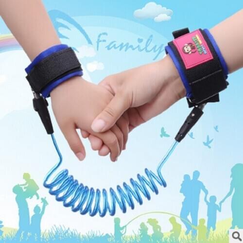 New 1PCS Kids Keeper Baby Walkers Wrestling Belt Infant Wrist Safety Harnesses for Children Elastic Handle Anti-lost Belt