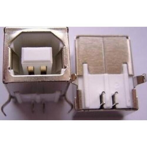 Original new 100% USB socket B port printer square mouth 90 degree connector