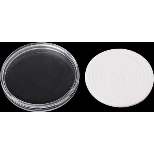 K5DC Plastic Coin Storage Cases Capsules Holder 46mm Clear Container Display Box