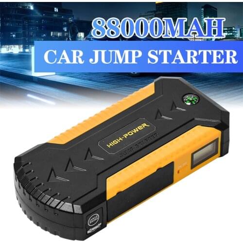 88000mAH Car Starting Device Booster 600A 12V Car Jump Starter Power Bank Car Starter For Car Battery Charger Buster LED Light