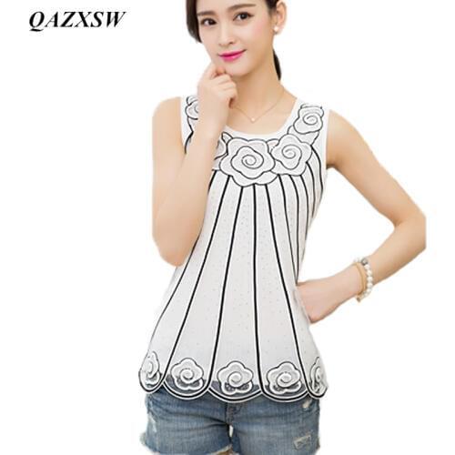 Блузки без рукавов QAZXSW China At AliExpress