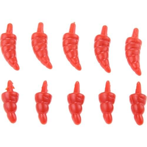 50Pcs Christmas Craft DIY Snowman Red Nose Safety Doll Nose Plastic Santa Claus Nose for Sewing Doll Puppet Stuffed Plush Animal