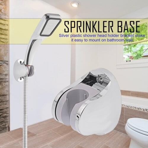 Handheld Shower Spray Head Holder Bracket Bathroom Wall Mount Adjustable GQ