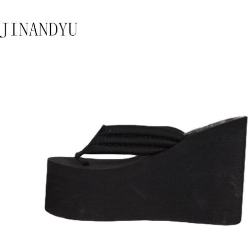 High Heel Slippers Women Summer Wedge Shoes Eva Slippers Women Platform Slides Casuales Beach Shoes for Women Simple Slippers