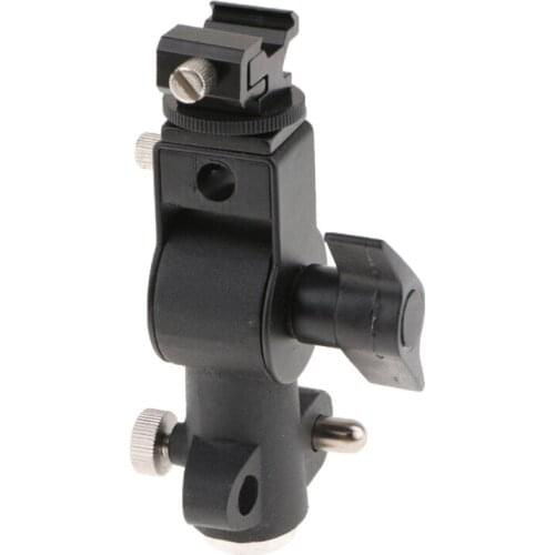 D Type 180°rotating Camera Flash Mounting Bracket For Tripod Umbrella Soft Box Reflector Video Light Photography Accessories