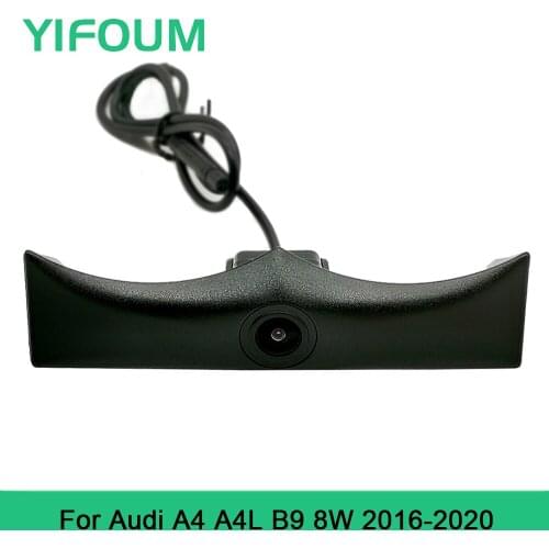 YIFOUM HD CCD Car Front View Parking Night Vision Positive Waterproof Logo Camera For Audi A4 A4L B9 8W 2016 2017 2018 2019 2020