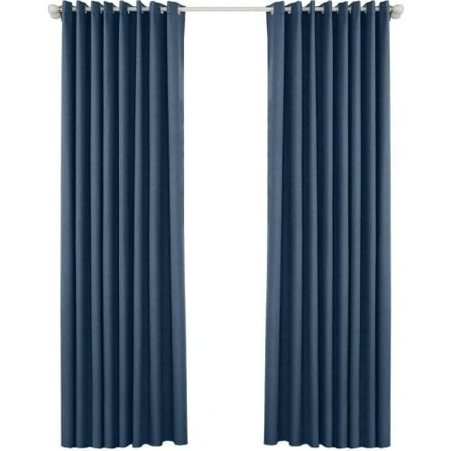 Blackout Curtain Solid Color Morden Style Minimalism Grommet Curtains Bedroom luxury Home Decor Curtain