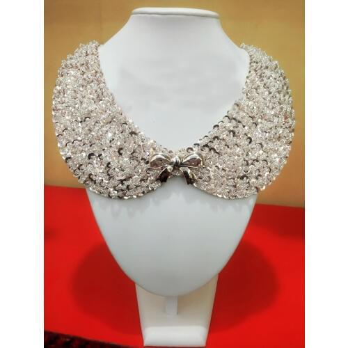 33cm Bow Womens Collars New Fashion Woman Collar Necklace Statement Pendant Vintage Jewelry Flower False Collars