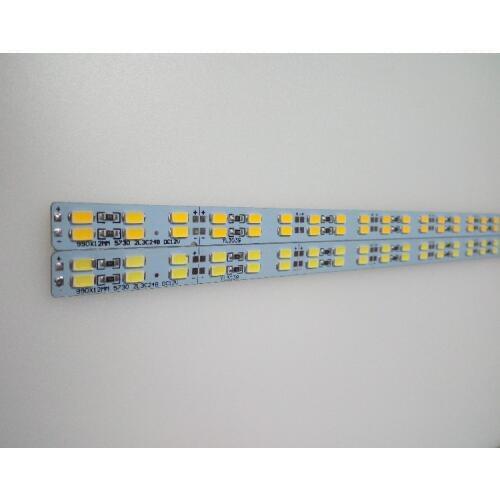 [Seven Neon]free shipping 10pcs 0.5M LED rigid bar lights warm white+white 5730 SMD LED Hard rigid strip lights12v DC 36leds