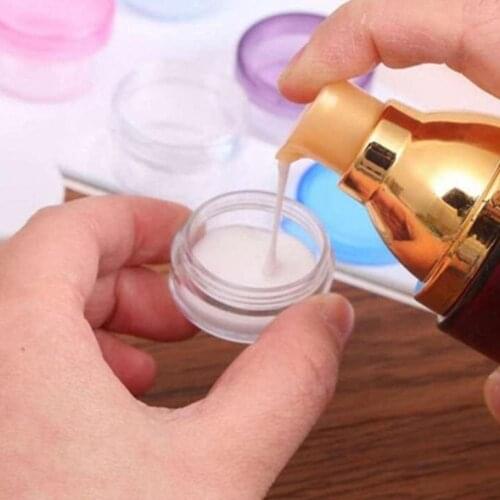 1pcs 5g Empty Cosmetic Jars Jars Of Cream Jars For Cosmetic Refillable Jar Cosmetic Cosmetic Container Lotion Plastic Empty F8C8