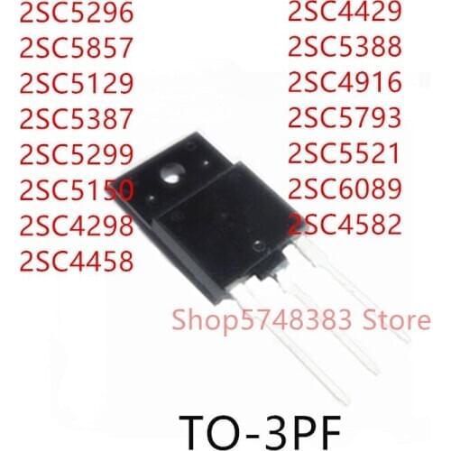 10PCS 2SC5296 2SC5857 2SC5129 2SC5387 2SC5299 2SC5150 2SC4298 2SC4458 2SC4429 2SC5388 2SC4916 2SC5793 2SC5521 2SC6089 2SC4582
