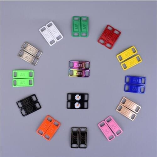 2pcs/pair Shoelace Buckle Metal Shoelaces AF1 Shoelaces buckle Accessories Metal Lace Lock DIY Sneaker Kits Metal Lace Buckle