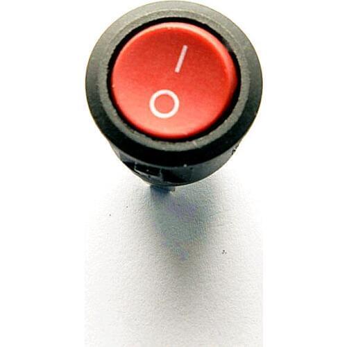 30pcs rocker switch KCD1-105 round rocker switch rocker switch 125V 10A 250V 6A 3 pin 2 gear ON-ON