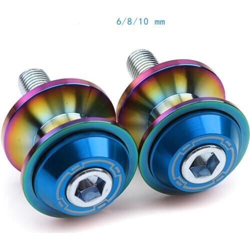8mm Universal Motorcycle Stand Screws Swingarm Spool Sliders Swing Arm Protector CNC For Kawasaki Honda Yamaha KTM BMW MT09 Z900