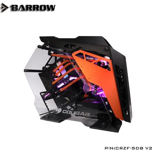 Barrow CRZF-SDBV2/CRZF-SDB A Waterway Boards For Cougar Conquer Case For Intel CPU Water Block & Single/Double GPU Building