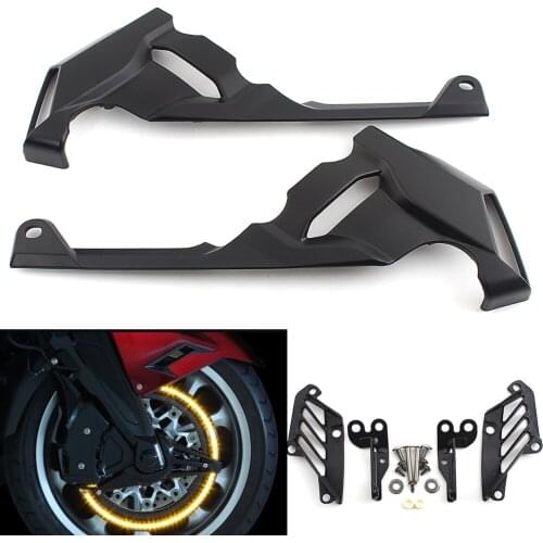 Black Motorcycle Front Caliper Cover Case Accessories For Honda Goldwing GL1800 DCT Tour Tour DCT Tour DCT Airbag 2018-up