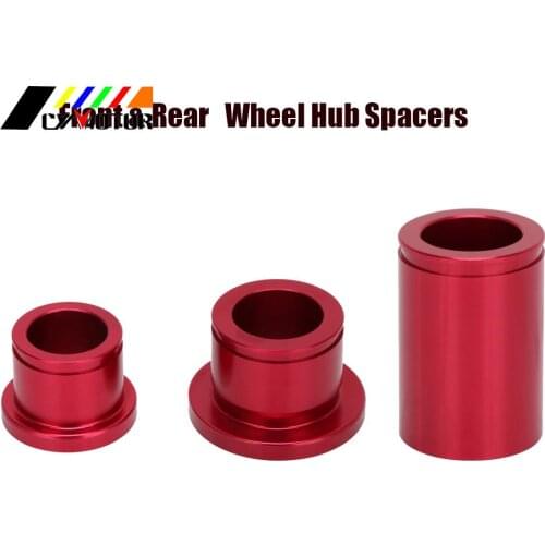 CNC Red Front Rear Wheel Hub Spacers For Honda CRF150F CRF230F CRF 150F 230F 150 230 2003-2009 2012-2017 CRF230F 2019 Motorcycle