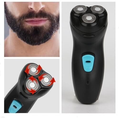 Professional Electric Heavy Beard Shaver 3D Floating Rotary Razor Men Balding Head Shaving Machine Trimmer Skull Bald Shave Cut