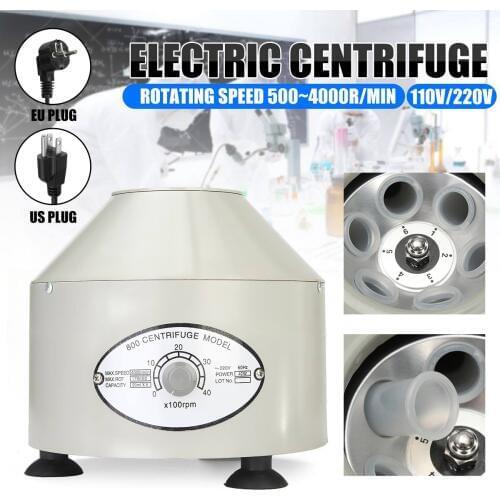 Electric Centrifuge Medical Separation Of Plasma Laboratory Centrifuge Adjusted The Timing Function Bubble Removal Serum Separat