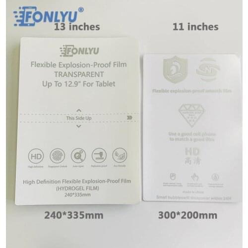 FONLYU 10pcs Hydrogel Film Back Cover Screen Proctector Camera Lens Skin Film Cutting Machine For Tablets Ipad Up To 12.9 Inches