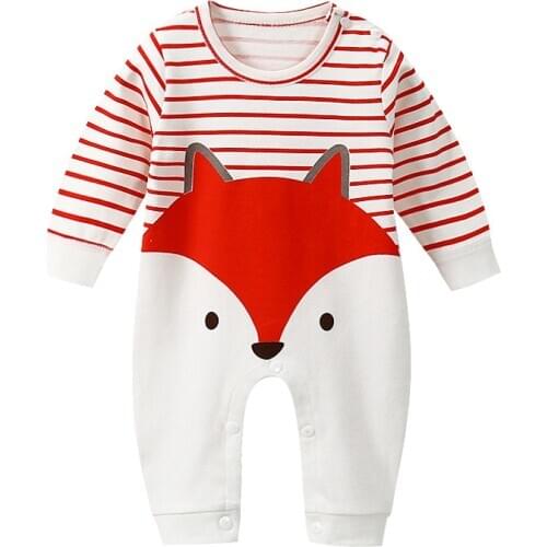 Baby onesie Spring and Autumn new style long sleeve cotton crawling clothing baby clothes baby boy romper Unisex O-Neck cheap