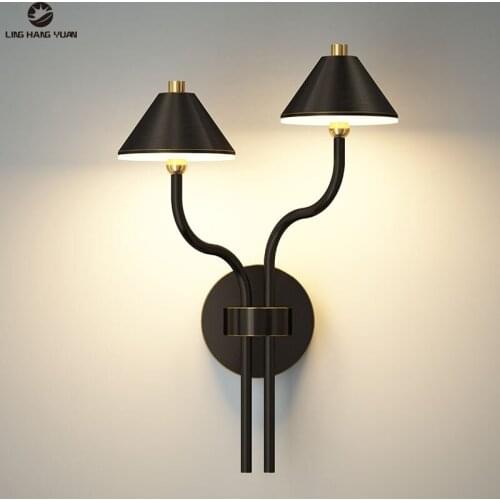 Copper Wall lamp Lustres 110V 220V Modern Sconce Wall Light for Bedroom Living room Dining room Bedside Light Wall Led Lamp Home