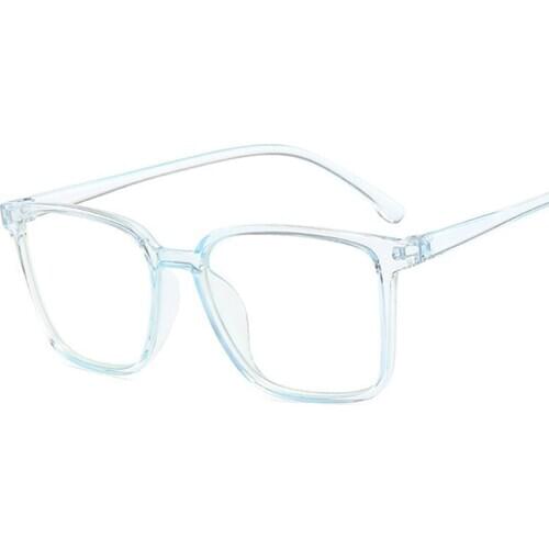 Fashion Square Glasses Women Vintage Cateye Design Eyewear Anti Blue Light Comfort Transparent Frame Optical Eyeglasses