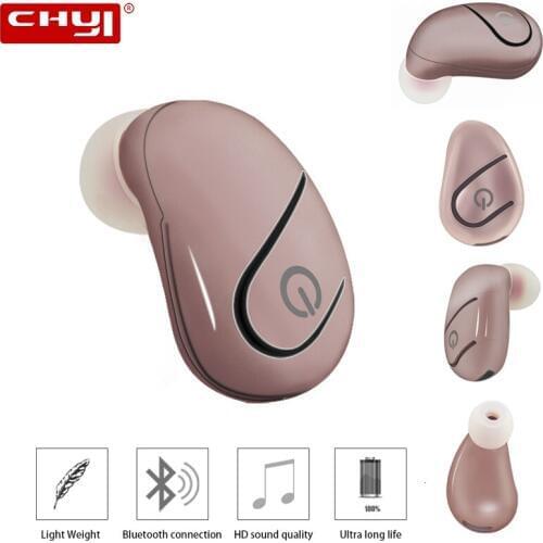 Bluetooth In Ear Headphones Wireless Super Mini In-ear Earphones Mono Monitor With Microphone Handsfree Invisible Stereo Eabuds