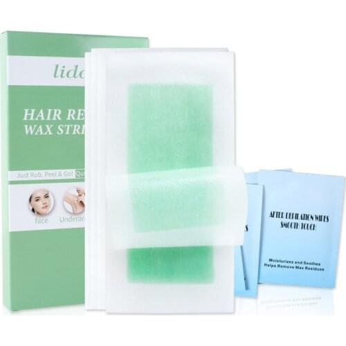 New Hair Removal Wax Paper 40 Pieces Boxed Underarm Leg Hair Men And Women Tearing Wax Paper Professional Fast Hair Removal Tool