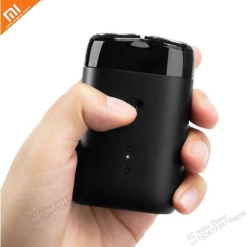 New original xiaomi mijia electric shaver rotating double head body cleaning charging mute mijia smart man razor smart home
