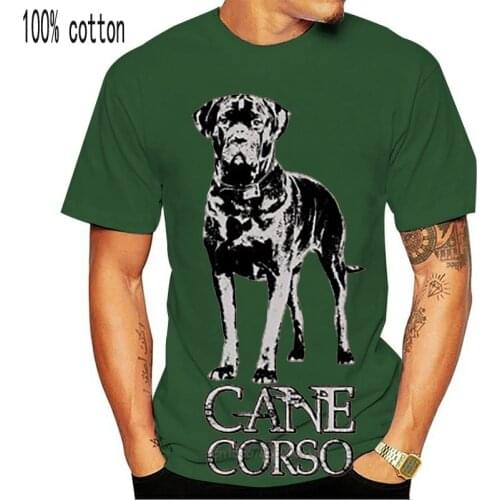 New Vintage Cane Corso Italian Mastiff Mens T Shirt 100% Cotton O-Neck Natural Mens Tshirt Short-Sleeve Female Hiphop Top
