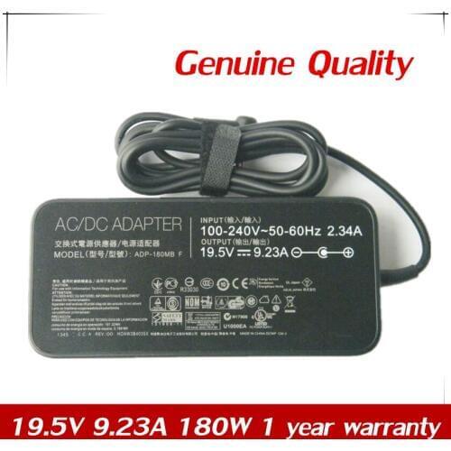 Genuine 19.5V 9.23A 180W Adapter For Asus ROG G750-JS ADP-180MB F FA180PM111 Eee PC 1215B E4 N180W-02 Charger