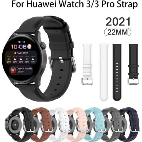 Huawei Watch 3/3Pro/GT 2 2E Pro Strap For Samsung Galaxy Watch 3 45mm 46mm Gear S3 Frontier Amazfit GTR 47mm 22mm Watch Bracelet