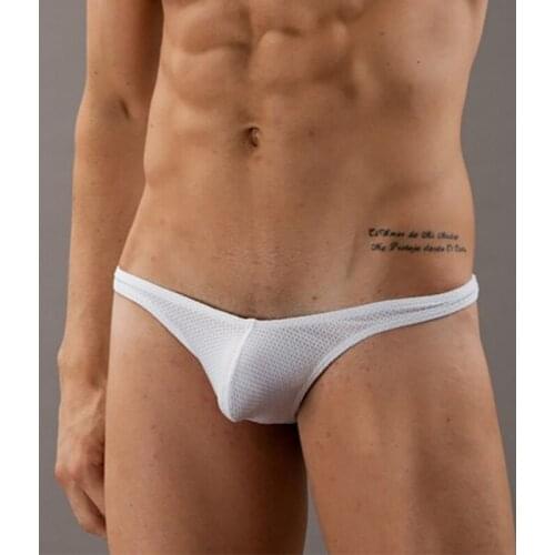 8PCS/Lots Men Micro Thong G-string Jockstrap Slip Homme Mesh Breathable Underwear Thongs Gay Panties Sexy T-back Tanga Bikini