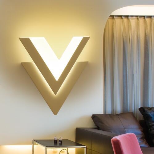 White Acrylic Led Wall Light For Living Room Beside Room Bedroom Luminarias LED Sconce Bathroom Wall Lamp Modern AC85-260V