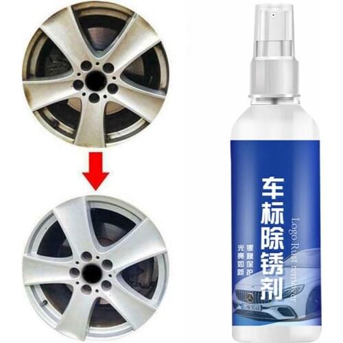 CAR Rust Remover Multi-Purpose Rust Inhibitor Vehicle Chrome Rust Remover Derusting Spray Car Maintenance Cleaning Rust Remover
