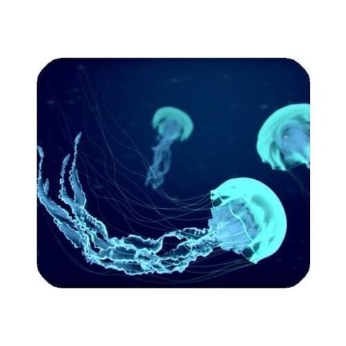 Waterproof Neoprene Soft Rubber Bottom Surface Anti-Slip Mouse Pad Mice Pad Mat Mousepad -- Jellyfish