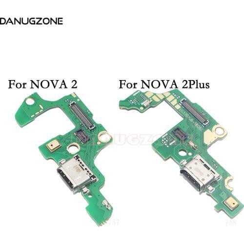 10PCS/Lot For Huawei Nova 2 Plus USB Charging Dock Jack Plug Socket Port Connector Charge Board Flex Cable