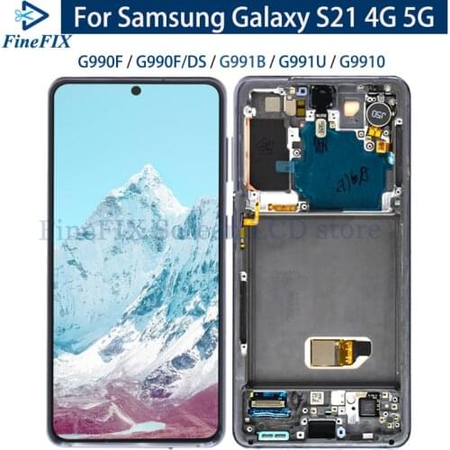 6.2''For Samsung Galaxy S21 Lcd G990 G990F G990F/DS with Frame Display Touch Screen Digitizer For Samsung s21 LCD G991B G991 lcd