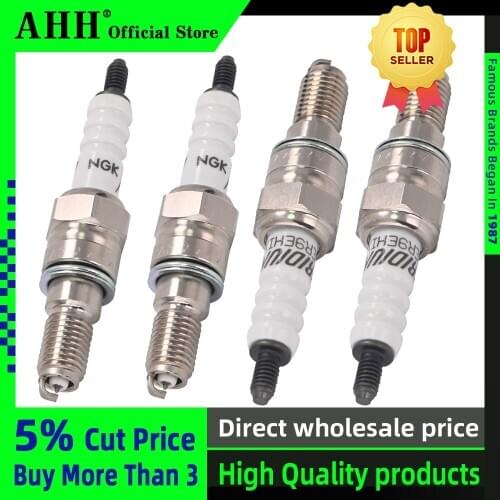 AHH Motorcycle Accessories Engine Spark Plug for Honda VFR400 RVF400 NC30 NC35